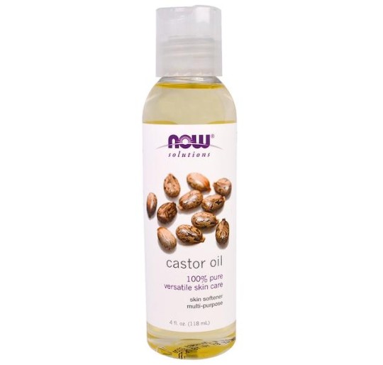 زيت الخروع الخام ناو 473 ملل     Now Solutions Foods Castor Oil pure , 473 ml