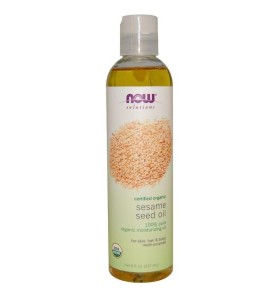 زيت السمسم الخام 237 ملل     NOW Solutions Sesame Seed Oil, 237 ml