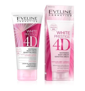 إيفيلين كريم تفتيح أماكن الحساسة   Eveline White Prestige 4D Whitening Body Cream Sensitive Areas Armpits & Bikini 100ml 