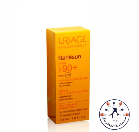 واقي الشمس كريم يورياج باريسن الخالي من العطور  Uriage Eau Thermale Cream Sunscreen SPF+ 90