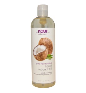 زيت جوز الهند ناو الخام 473 ملل   NOW Solutions Liquid Coconut Oil 16 oz 473ml