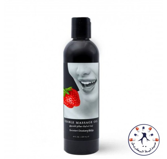 إريثلي زيت مساج صالح للتذوق بالفراولة    Earthly Body Earthly Body Edible Massage Oil Strawberry 237ml 