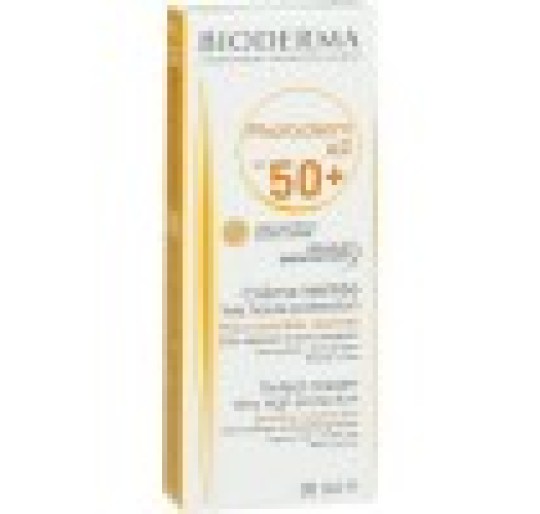 SPF 50 كريم بيوديرما واقي شمس  Photoderm Facial Sunscreen Max SPF50 + Ultra-Fluid Teinted - Bioderma