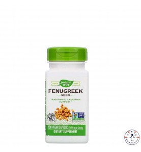 كبسولات الحلبة الطبيعية   Nature's Way, Fenugreek Seed, 610 mg, 320 Vegan Capsules