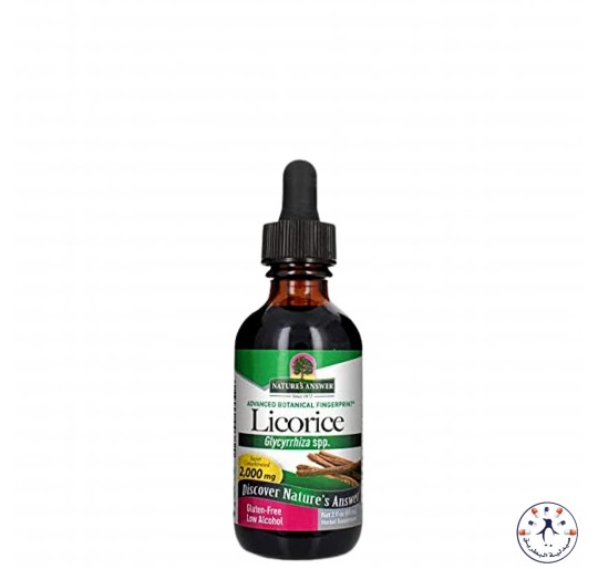 قطرة العرق سوس 30 ملل لزيادة المناعة   Licorice Root Herbal Supplement 30Ml