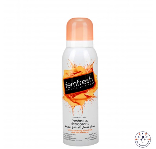 فيم فريش بخاخ منعش للمناطق الحساسة 125ml  Freshness Deodorant With Moisturising Silk Extract