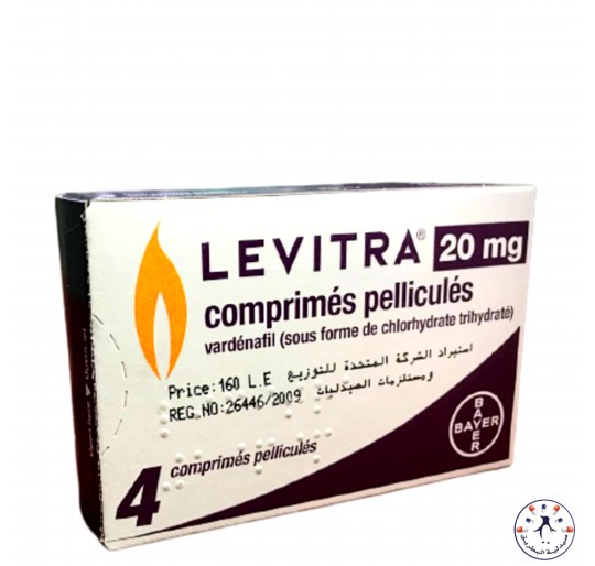 ليفترا 20 مجم 4 قرص   Levitra 20 Mg - 4 Tablets