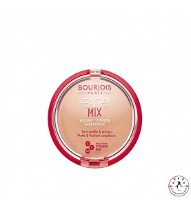 برجوا هيلثي مكس بودرة مقاومة لارهاق البشرة بيج غامق رقم 3   Bourjois Healthy Mix Anti-Fatigue Powder, 03 Beige rosé, 10g