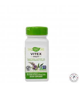 عشبة كف مريم    Nature's Way, Vitex Fruit, 400 mg, 320 Vegan Capsules