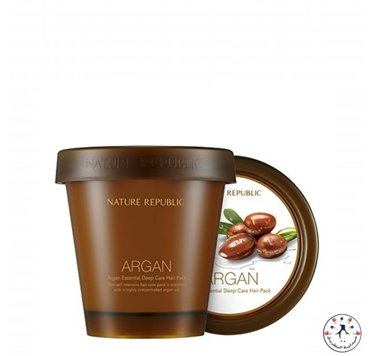 ماسك الأرغان الكوري  للشعر من نيتشر ريببلك  NATURE REPUBLIC Argan Essential Deep Care Hair Pack 