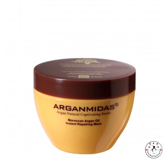 ماسك الشعر أرجان ميداس 300 ملل   Arganmidas Moroccan Argan Oil Instant Repairing Mask 300ml