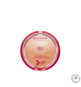 برجوا هيلثي مكس بودرة مقاومة لارهاق البشرة برونزي فاتح رقم 4     Bourjois Healthy Mix Anti-Fatigue Powder 03 Dark Beige, 11 g- 0.38 fl oz