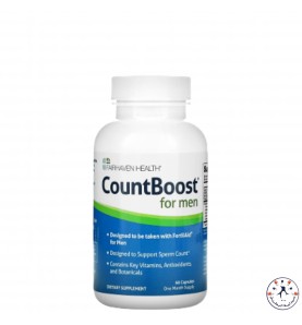 كونت بوسط لزيادة عدد الحيوانات المنوية   Fairhaven Health, CountBoost for Men, 60 Capsules