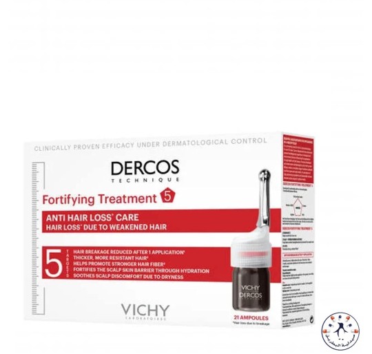 فيشي ديركوس أمينيكسيل كلينكال 5 لعلاج تساقط الشعر للنساء 21x 6 ملل Dercos Aminexil Clinical 5 for hair loss 