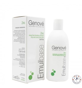 غسول جينوف بالزنك 250 ملل Genove zinc cleanser 250ml