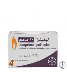 ليفترا 20 مجم 4 قرص   Levitra 20 Mg - 4 Tablets