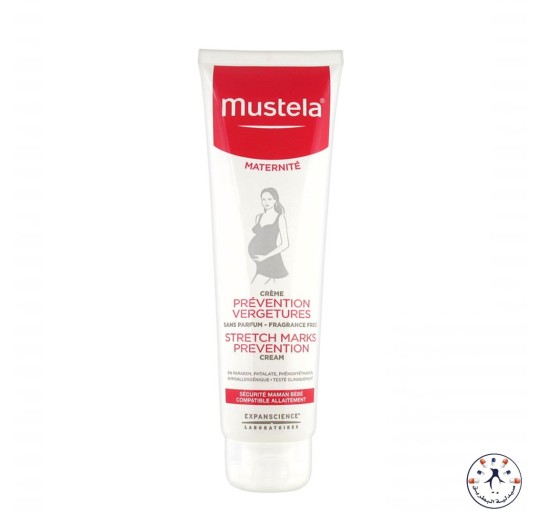 كريم موستيلا للوقاية من تشققات الحمل 150 ملل   Mustela Maternity Stretch Marks Cream Fragrance-Free 150ml