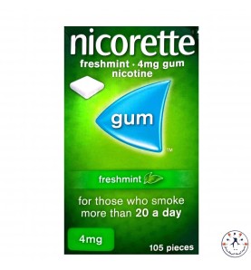 علكة النيكوتين للمساعدة في الإقلاع عن التدخين Nicorette