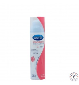 ساسمار مزلق شخصي بنكهة الفراولة 60 مل Sasmar Lubricant With Strawberry 60ML