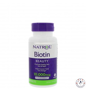 أقراص بيوتين 10000 ناترول     Natrol, Biotin, 10,000 Mcg, 100 Tablets