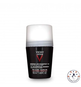  مزيل العرق ومضاد التعرق الدوار 50 مل هومي من فيتشي  VICHY HOMME DEODRANT ANTI-PERSPIRANT ROLL ON 50ML