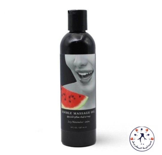 إريثلي زيت مساج صالح للتذوق بالحبحب      Earthly Body     Earthly Body Edible Massage Oil Watermelon 237ml