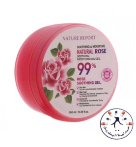 جل الصبار 300 ملل بالورد     Natural Rose Soothing Moisturizing Gel 300ml