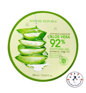 جل الصبار 300 ملل الخام     Nature Report Aloe Vera Soothing And Moisture Gel - 300ml