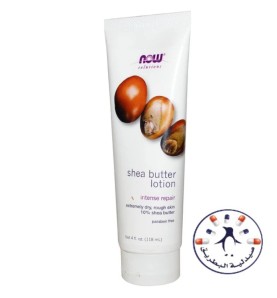 غسول زبدة الشيا ناو 188 ملل   Now Foods, Solutions, Shea Butter Lotion, 4 fl oz (188ml)