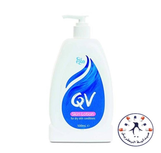 كيو في لوشن مرطب للبشرة الجافة والحساسة   QV Skin Lotion Replenish Your Skin, 500ml