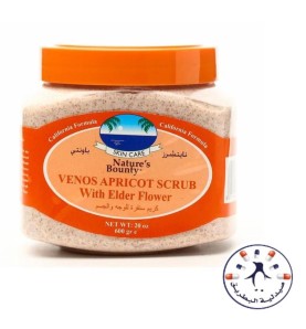 صنفرة فينوس بخلاصة المشمش 600 جم   NATURES BOUNTY Venos Apricot Scrub For Face & Body 600 Ml 