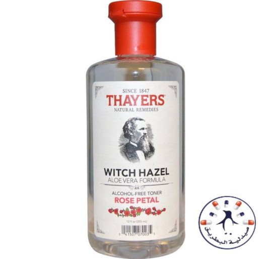 تونر ماء الورد الامريكي للبشرة    Thayers Alcohol-Free Witch Hazel Facial Toner with Aloe Vera Formula