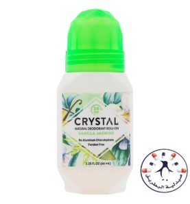 مزيل عرق كريستال   Crystal Body Deodorant, Natural Deodorant Roll-On, Vanilla Jasmine