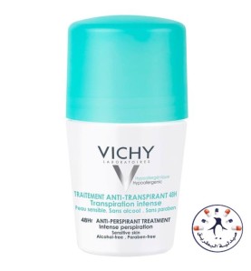 فيتشي مزيل عرق 48 ساعة رول 50 ملل VICHY DEODORANT ROLL ON SENSITIVE 48H 50ML(GREEN)