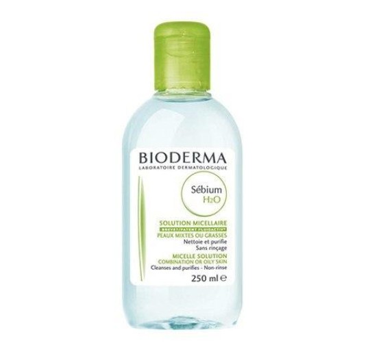 بيوديرما ماء منظف ومزيل مكياج للبشرة الدهنية والمختلطة 500 ملل     Bioderma Sebium H2O Purifying Cleanser, 250 ml